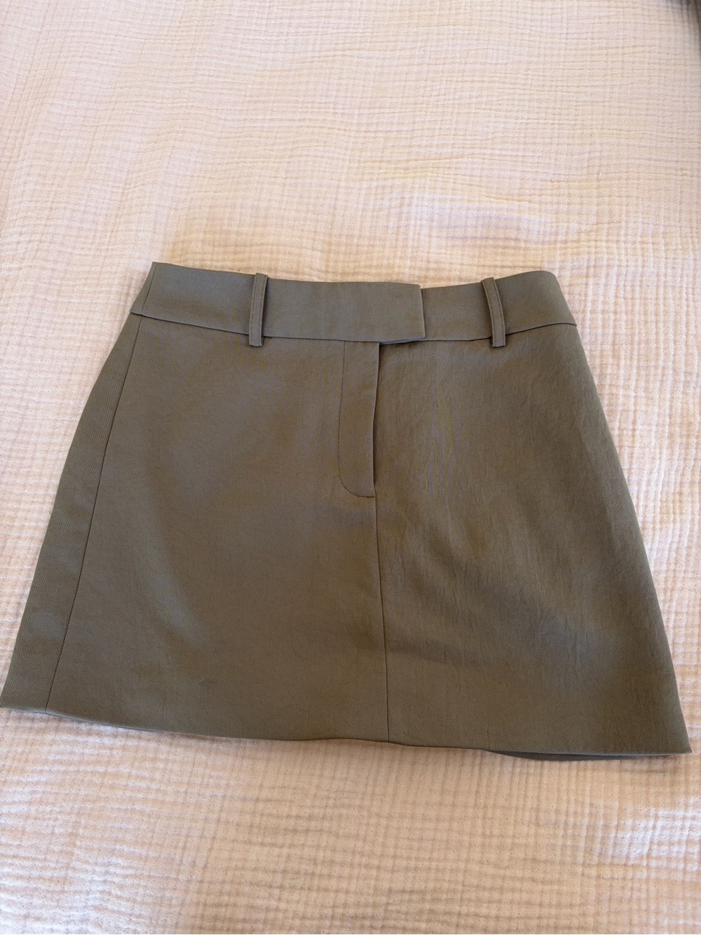 Kookai Brown Mini Skirt with Belt Loops